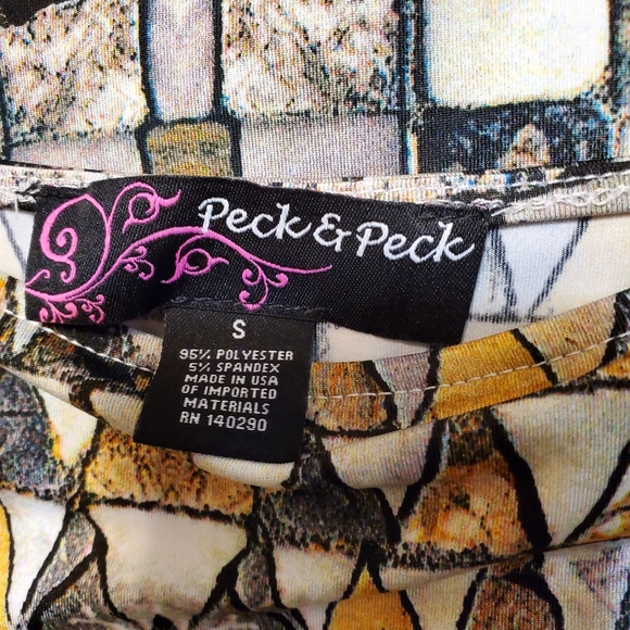 Peck & Peck Graphic top - Picture 2 of 6